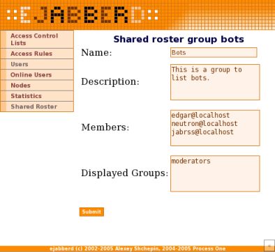 shared roster group bots