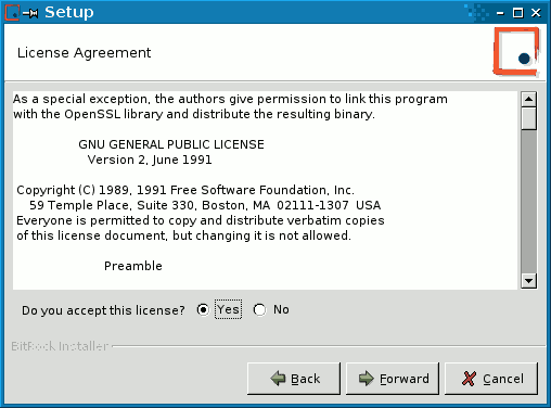 license agreement