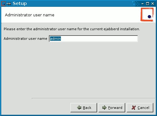 create initial administrator