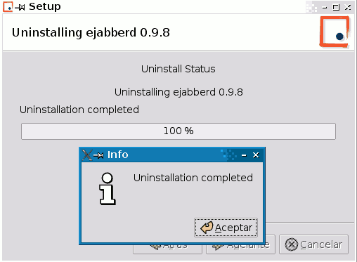 uninstalling ejabberd